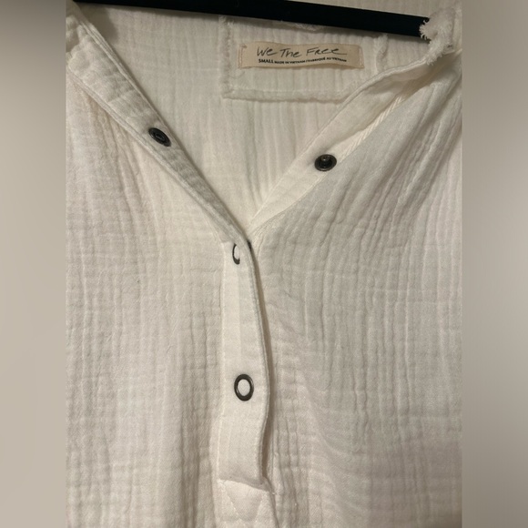 Free People We The Free Beach Day Henley Pullover Top - Picture 4 of 7